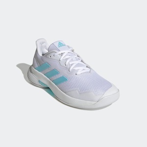 adidas, adidas CourtJam Control Teppichschuh Damen - Weiß, adidas Performance Tennisschuh »COURTJAM CONTROL«, für Hallenboden geeignet