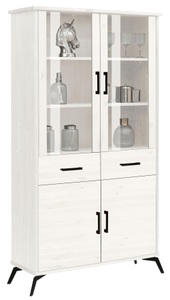 HOME AFFAIRE, Home affaire Vitrine »Lisa«, Höhe: 186, mit viel Stauraum, 