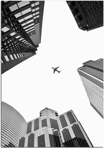 MySpotti, MySpotti Alu-Dibond-Druck »Artfix Chicago«, inkl. 3D-Magic Befestigungsset, MySpotti Alu-Dibond-Druck »Artfix Chicago«, inkl. 3D-Magic Befestigungsset