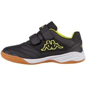 Kappa, Kappa Kickoff T 260509T1140 Universal Kinder ganzjährig Schuhe schwarz 4 Kid UK / 5 US / 37 EUR / 23.5 cm, Kappa Hallenschuh, mit nicht-färbender Sohle
