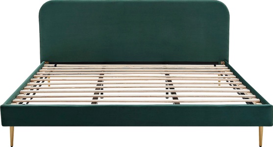Salesfever, SalesFever Polsterbett, Beine Chrom goldfarben, SalesFever Polsterbett, Beine Chrom goldfarben
