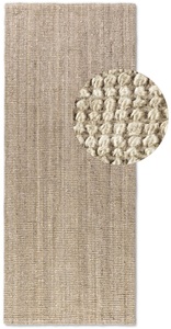 HANSE Home Läufer »Jaipur«, rechteckig, Jute, Natur, Wohnzimmer, Esszimmer, Schlafzimmer, Flur, Modern, Boho