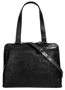 SPIKES & SPARROW, Spikes & Sparrow Shopper »LAPTOP SHOULDER BAG«, echt Leder, Spikes & Sparrow Shopper »LAPTOP SHOULDER BAG«, echt Leder