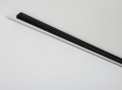 Gardinia, GARDINIA Vorhangschiene »schwarz«, 1 läufig-läufig, mit Bohren, verschraubt, Serie GK1, GARDINIA Vorhangschiene »schwarz«, 1 läufig-läufig, mit Bohren, verschraubt, Serie GK1