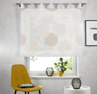 MY HOME, Raffrollo »Belem«, my home, mit Schlaufen, my home Raffrollo »Belem«, mit Schlaufen, Transparent, Voile, Polyester