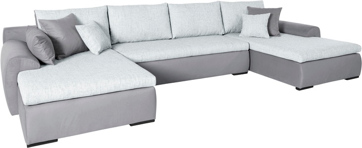 HOME AFFAIRE, Home affaire Wohnlandschaft »Win«, wahlweise mit Bettfunktion und Bettkasten, Home affaire Wohnlandschaft Win, wahlweise mit Bettfunktion und Bettkasten, Recamiere links oder rechts montierbar