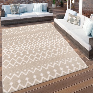 PACO HOME, Paco Home Teppich »Stilo 868«, rechteckig, Hoch-Tief Effekt, Rauten, auch als Läufer, In- und Outdoor geeignet, Paco Home Teppich »Stilo 868«, rechteckig, 10 mm Höhe, Hoch-Tief Effekt, Rauten, auch als Läufer, In- und Outdoor geeignet