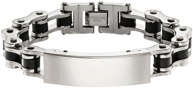 Bruno Banani, Bruno Banani Edelstahlarmband »Schmuck Geschenk Armband Fahrradkette bicolor, B4088B/20/00/21«, Bruno Banani Edelstahlarmband »Schmuck Geschenk Armband Fahrradkette bicolor, B4088B/20/00/21«