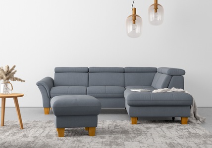 HOME AFFAIRE, Home affaire Ecksofa »Lindgren«, wahlweise mit TV-Funktion, Stauraum und Kopfteilverstellung, Home affaire Ecksofa »Lindgren L-Form«, wahlweise mit TV-Funktion, Stauraum und Kopfteilverstellung