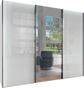 Wiemann, WIEMANN Schwebetürenschrank »Monaco«, hochwertige Glas- und Spiegelfront, WIEMANN Schwebetürenschrank »Monaco«, hochwertige Glas- und Spiegelfront