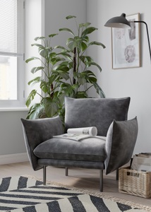 ANDAS, andas Sessel »Stine«, Besonderes Design durch Kissenoptik und Keder, Design by Morten Georgsen, andas Sessel »Stine Cocktailsessel«, Besonderes Design durch Kissenoptik und Keder, by Morten Georgsen