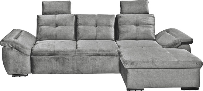 ED EXCITING DESIGN, ED EXCITING DESIGN Ecksofa »Alija L-Form«, frei im Raum stellbar, Schlaffunktion, Kopfstützen, Armteilverstellung, ED EXCITING DESIGN Ecksofa »Alija L-Form«, frei im Raum stellbar, Schlaffunktion, Kopfstützen, Armteilverstellung