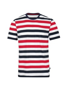 Trigema T-Shirt »TRIGEMA T-Shirt mit Streifenmuster«, (1 tlg.)