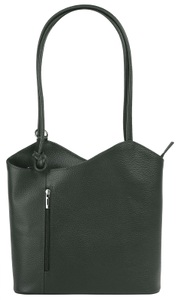 CLUTY, Cluty Cityrucksack, echt Leder, Made in Italy, Cluty Cityrucksack, echt Leder, Made in Italy