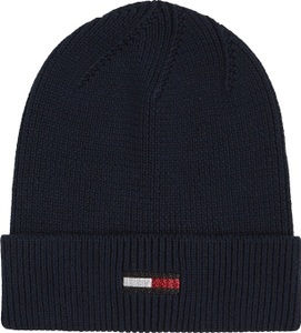 TOMMY JEANS, Tommy Jeans Beanie »TJW ELONGATED FLAG BEANIE«, mit Logostickerei, Tommy Jeans Beanie »TJW ELONGATED FLAG BEANIE«, mit Logostickerei