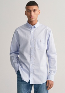 Gant, Gant Langarmhemd »REG POPLIN SHIRT«, mit Label Stickerei auf der Brusttasche, Gant Langarmhemd »Regular Fit Popeline Hemd leicht strapazierfähig pflegeleicht«, mit Label Stickerei auf der Brusttasche