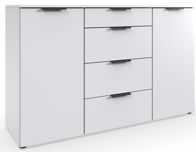 Fresh To Go Kombikommode »Level«, 2-türig mit 4 Schubladen, soft-close Funktion, 135cm breit, 84cm hoch