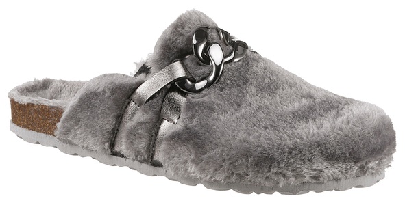 CITY WALK, CITY WALK Pantoffel, mit eleganter Zierkette, CITY WALK Pantoffel, mit eleganter Zierkette