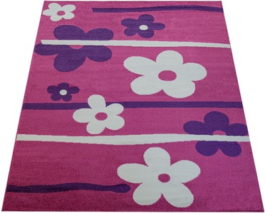 PACO HOME, Paco Home Kinderteppich »Alma 904«, rechteckig, 14 mm Höhe, Kurzflor, Kinder Design, Motiv Blumen, Kinderzimmer, 