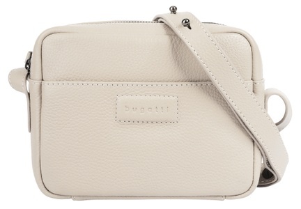 Bugatti, bugatti Umhängetasche »ELSA«, echt Leder, Elsa Schultertasche XS Weiss