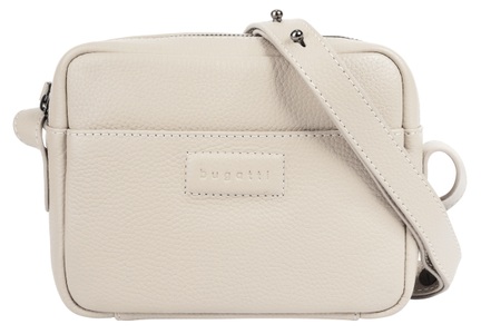 Bugatti, bugatti Umhängetasche »ELSA«, echt Leder, Elsa Schultertasche XS Weiss