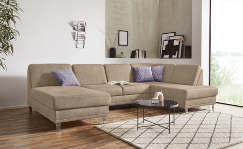 sit&more Wohnlandschaft »Clio V«, wahlweise mit Bettfunktion und Bettkasten, inklusive Federkern
