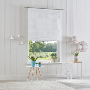 MY HOME, Raffrollo »Assen«, my home, mit Klettband, my home Raffrollo »Assen«, mit Klettband, Transparent, Voile, Polyester