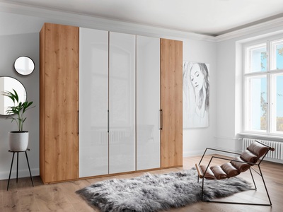 Wiemann, WIEMANN Drehtürenschrank »Monaco«, mit Teil-Glasfront sowie hochwertige Beschläge inkl. Türdämpfung, WIEMANN Drehtürenschrank »Monaco«, mit Teil-Glasfront sowie hochwertige Beschläge inkl. Türdämpfung