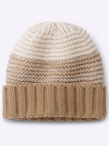 undefined, Mütze in beige-gemustert von heine, Casual Looks Strickmütze