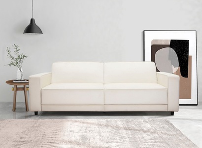 Dorel Home, Dorel Home 3-Sitzer »Allie Schlafsofa 225 cm«, Bett-Funktion (108/190cm), trendiger Cord o. pflegeleichter Velours, Dorel Home 3-Sitzer »ALLIE Schlafsofa 225 cm« Bett-Funktion (108/190cm), trendiger Cord o. pflegeleichter Velours