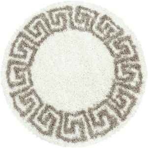 Ayyildiz Teppiche, Ayyildiz Teppiche Hochflor-Teppich »HERA 3301«, rund, 50 mm Höhe, Ayyildiz Teppiche Hochflor-Teppich »HERA 3301«, rund, 50 mm Höhe