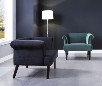ATLANTIC HOME COLLECTION, ATLANTIC home collection Sessel, ATLANTIC home collection Sessel »Charlie«, Loungesessel mit Wellenunterfederung