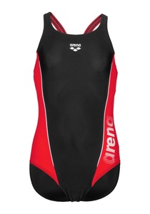 ARENA, Arena Badeanzug, mit Markenschriftzug, Arena Thrice Jr Swim Pro Back One Piece R Badeanzug female Schwarz, Grösse: 164