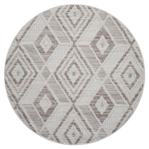 Carpet City Teppich »LINDO 8875«, rund, Kurzflor, Hochtief-Muster/ 3D-Effekt, Boho-Stil, Wohnzimmer