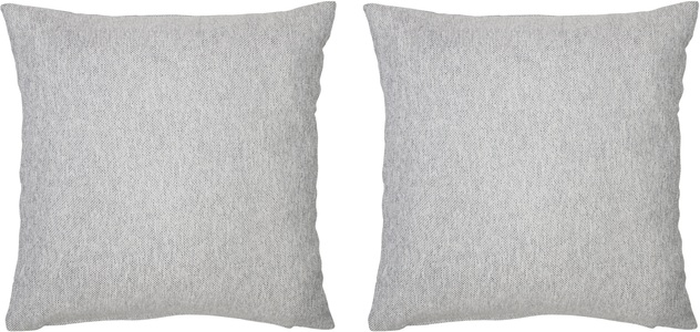Home Basics, Home Basics Dekokissen »BIG JOHN«, (2 St.), mit Füllung und Reissverschluss, Home Basics Dekokissen »BIG JOHN«, Kissenhüllen mit Füllung und Reissverschluss