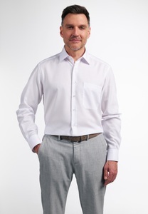 Eterna, ETERNA LANGARM HEMD COMFORT FIT DOBBYDESIGN WEISS STRUKTURIERT, Eterna Langarmhemd »COMFORT FIT«