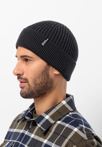 Jack Wolfskin, Jack Wolfskin Beanie »COSY BEANIE«, Jack Wolfskin Strickmütze Cosy Beanie One Size black black