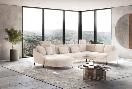 sit&more Wohnlandschaft »Soul U-Form«, wahlweise mit Bettfunktion und Bettkasten oder Schubkasten
