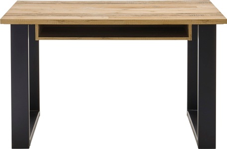 HOME AFFAIRE, Home affaire Schreibtisch »SHERWOOD«, Computertisch im Industrie-Design, Breite 125 cm, Home affaire Schreibtisch »SHERWOOD«, Computertisch im Industrie-Design, Breite 125 cm