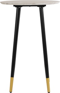 LEONIQUE, Leonique Bartisch »Eadwine«, Tischplatte aus pflegeleitem MDF mit Folie, Gestell aus Metall, in verschiedenen Grössen und Farbvarianten erhältlich, Höhe 90 cm, 