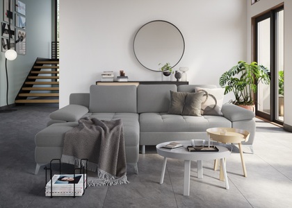 sit&more Ecksofa, mit Recamiere, wahlweise mit Bettfunktion und Bettkasten