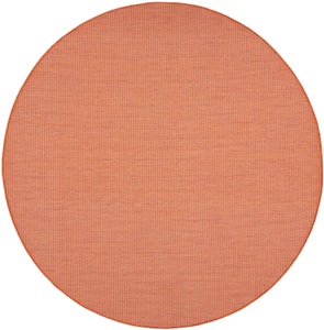 Nourison, Nourison Teppich »Positano«, rund, 5 mm Höhe, In- und Outdoor geeignet, Wohnzimmer, 