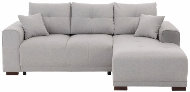 HOME AFFAIRE, Home affaire Ecksofa »Viborg«, mit Regal in der Armlehne, wahlweise mit Bettfunktion, 