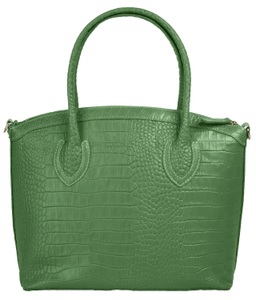 CLUTY, Cluty Henkeltasche, (1 tlg.), echt Leder, Made in Italy, Cluty Henkeltasche, echt Leder, Made in Italy