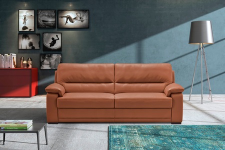Egoitaliano, Egoitaliano 2,5-Sitzer »Doris«, Egoitaliano 2,5-Sitzer »Doris, modernes Designersofa, Ledersofa mit erstklassiger Sitzqualität« edle Detailverarbeitung, perfekte Polsterung, aus hochwertigem Leder