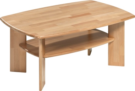 VIERHAUS, Vierhaus Couchtisch »Soletta«, Couchtisch, Massivholz, Ablage, 