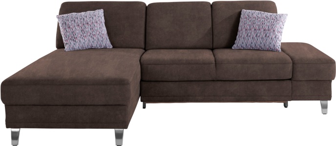 sit&more Ecksofa »Clio V«, wahlweise mit Bettfunktion oder Vorziehsitz und Bettkasten, Inklusive Federkern