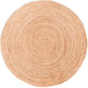 MorgenLand, morgenland Teppich »Sisalteppich Teppich Indigo«, rund, 7 mm Höhe, Wohnzimmer, morgenland Sisalteppich »Indigo«, rund, 7 mm Höhe, Wohnzimmer, beidseitig verwendbar