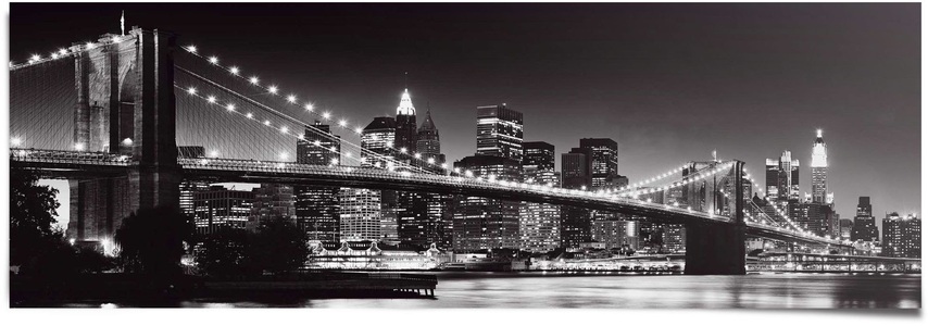 Reinders!, Reinders! Poster »New York Brooklyn Bridge«, (1 St.), Reinders! Poster »New York Brooklyn Bridge«, (1 St.)