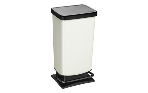 undefined, Rotho - Treteimer Paso 40 l, Weiss, ROTHO Mülleimer »Paso cool white«, 1 Behälter